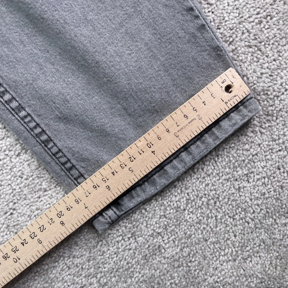 Levis Jeans Mens 32x32 Grey‎ 514 Straight Leg Stretch Denim Casual Classic